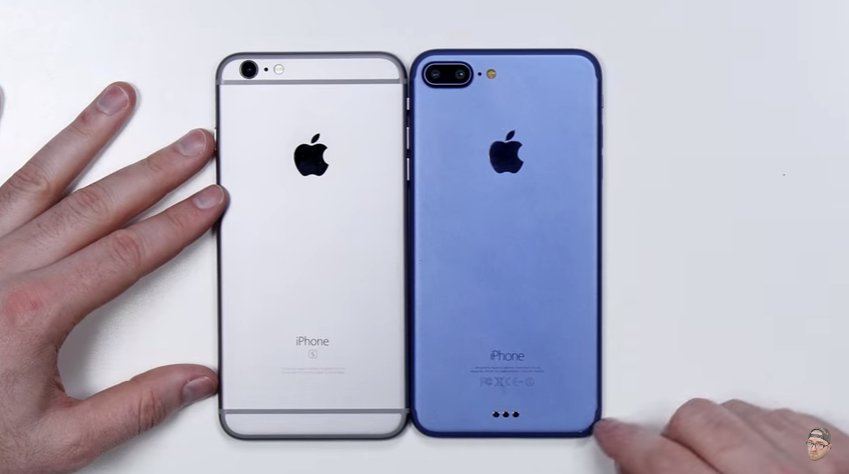 Iphone 6s Plus と Iphone 7 Plus モックアップとの比較動画 私設apple委員会