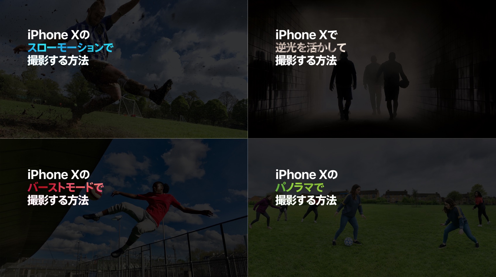 Iphone X サッカーに特化した撮影方法のあれこれ 私設apple委員会